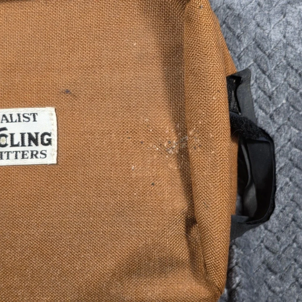 VTG Medalist Bicycling Outfitters Bicycle Handlebar Frame Bag Brown Canvas 11x10